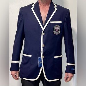 Polo Ralph Lauren x Official Wimbledon Tennis Navy University Blazer"